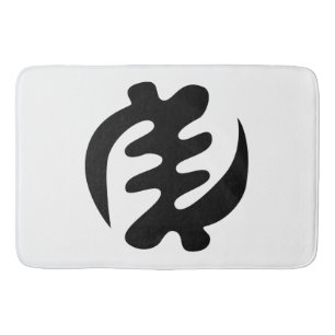 Tapis De Bain Gye Nyame God is Supreme Adinkra