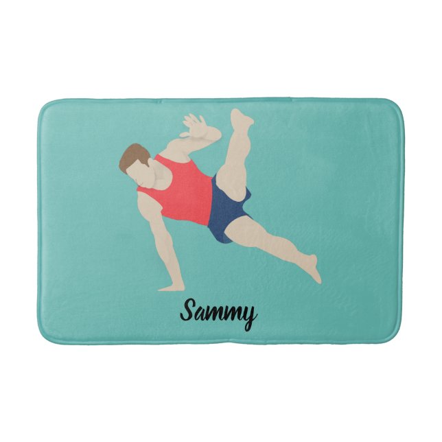 Tapis De Bain Gymnaste masculin (Devant)