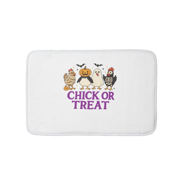 Tapis De Bain Hallobubu Halloween mignonne et Éffrayante sorcièr (Devant)