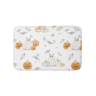 Tapis de bain Halloween Chat Effrayant