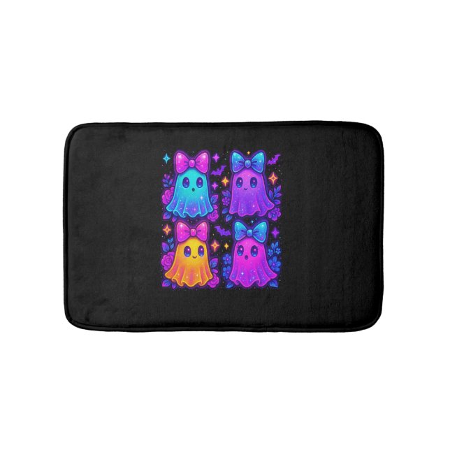 Tapis De Bain Halloween Coquette Iridescente (Devant)