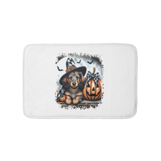Tapis De Bain Halloween Dachshund Chien (Devant)