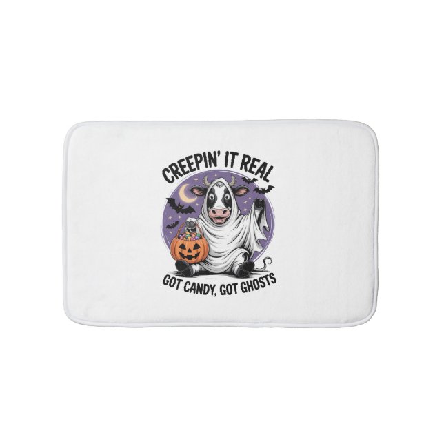 Tapis De Bain Halloween de la vache à Creepin (Devant)