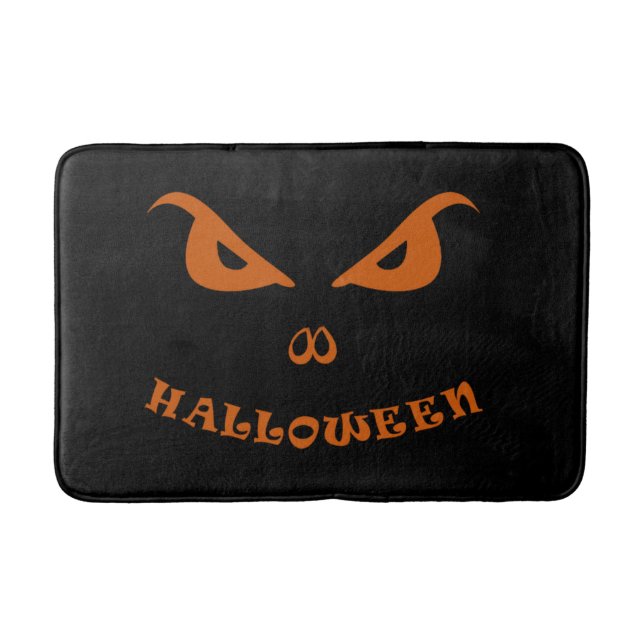 Tapis De Bain Halloween éffrayant effrayant visage (Devant)