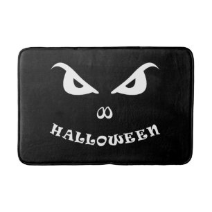 Tapis De Bain Halloween éffrayant effrayant visage