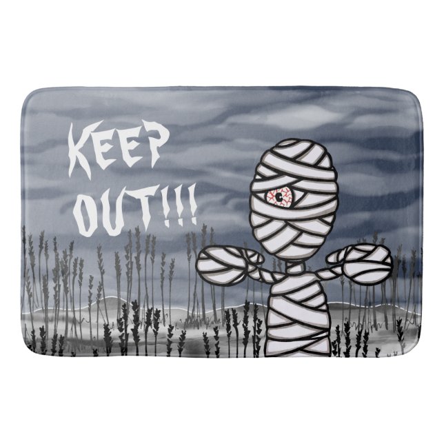 Tapis De Bain Halloween Horreur Déplaisant maman bain Mat (Devant)