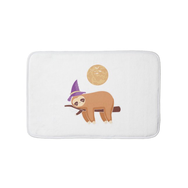 Tapis De Bain halloween paresse, paresse halloween (Devant)