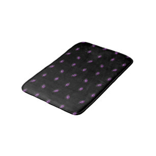 Tapis De Bain Halloween, Yeux Violets, Trucs Ou Traitements, Boi