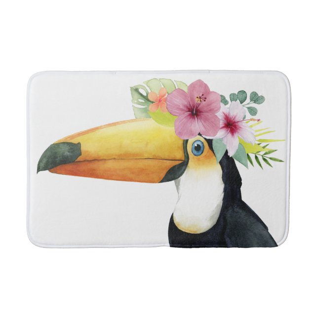 Tapis De Bain Halo tropical - toucan (Devant)