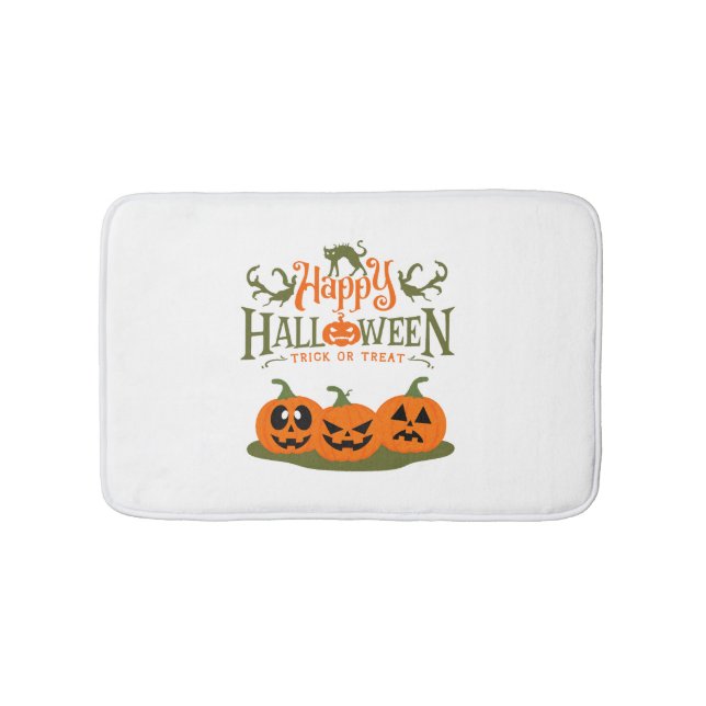 Tapis De Bain Happy Halloween - Halloween Cool (Devant)