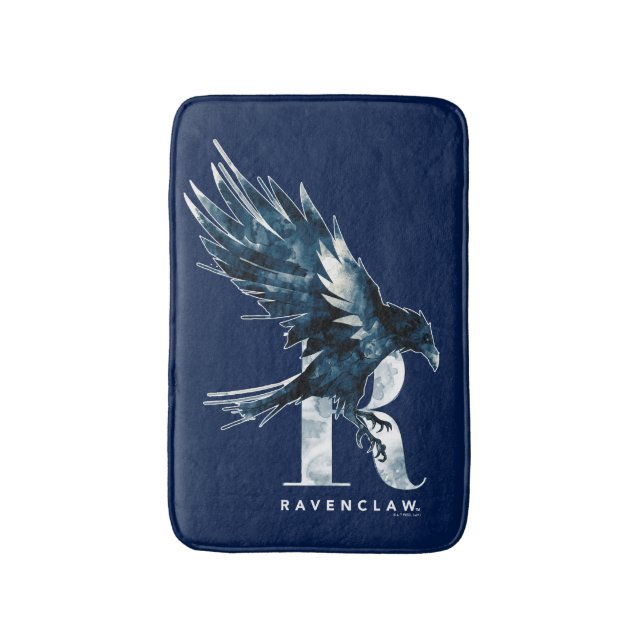 Tapis De Bain Harry Potter | Aquarelle RAVENCLAW™ Raven (Devant (Vertical))