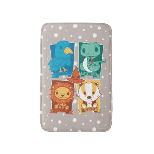 TAPIS DE BAIN HARRY POTTER™ CARTOON HOGWARTS™ MAISONS