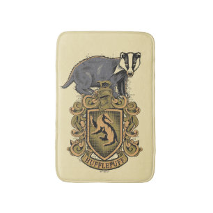 Tapis De Bain Harry Potter Cimier de Hufflepuff avec Badger