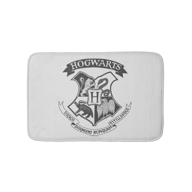 Tapis De Bain Harry Potter | Cimier de Poudlard rétro (Devant)