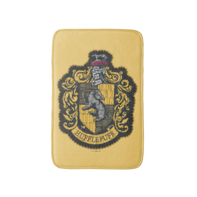 Tapis De Bain Harry Potter | Patch de crête de Hufflepuff (Devant (Vertical))