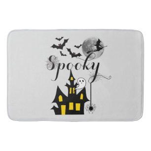 Tapis De Bain Haunted House Halloween Parti Éffrayant