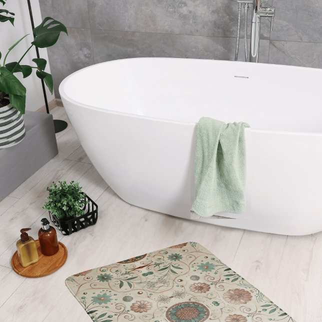 Tapis De Bain Herbe Boho (Créateur téléchargé)