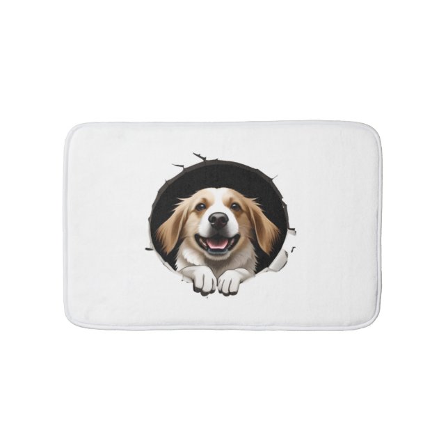 Tapis De Bain Heureux chien (Devant)
