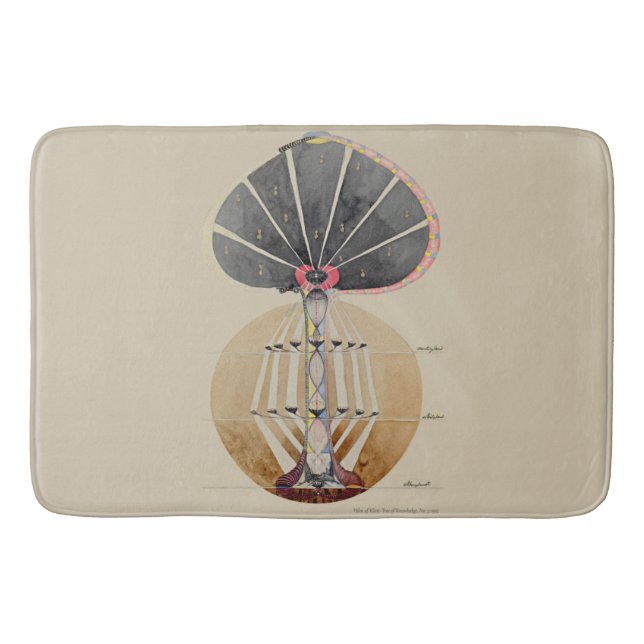 Tapis De Bain Hilma af Klint - Arbre du savoir, no 3 (Devant)