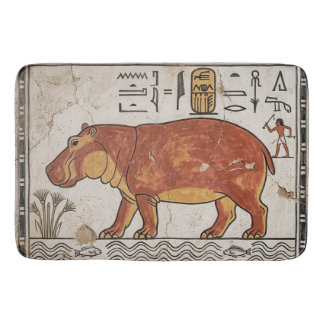Tapis De Bain Hippopotame du Nil de l'Ancien Empire égyptien ant