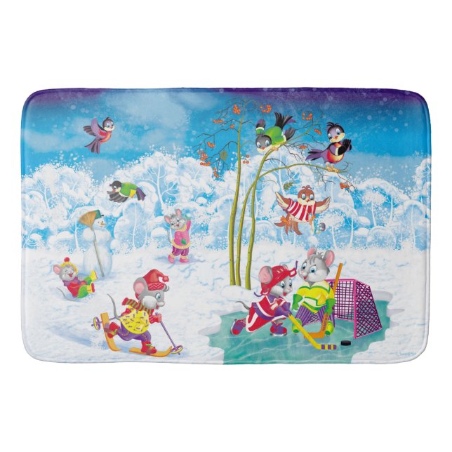 Tapis De Bain hockey (Devant)