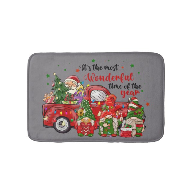 Tapis De Bain Holiday Most Wonderful Time Of The Year (Devant)
