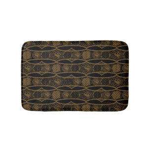 Tapis De Bain HOUSE of the Dragon   Targaryen Stripe Pattern