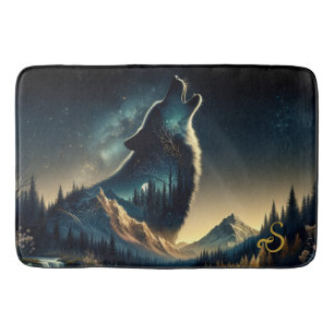 Tapis De Bain Howling Wolf