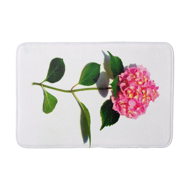 Tapis De Bain Hydrangée rose rose fleur rose (Devant)