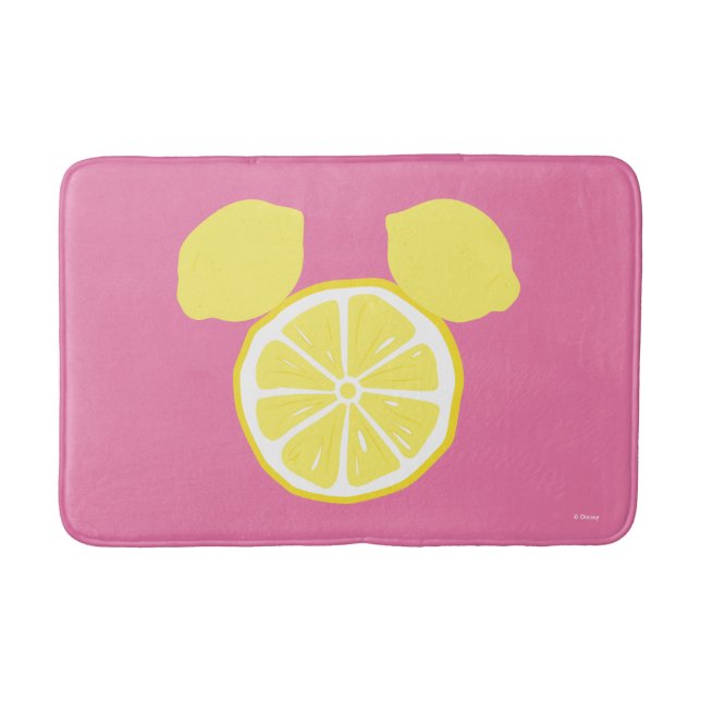Tapis De Bain Icône de citron Mickey Mouse (Devant)