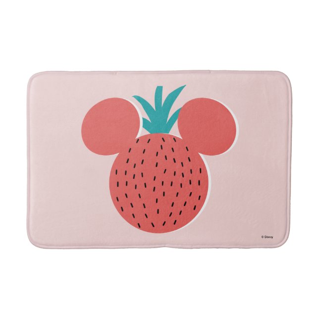 Tapis De Bain Icône fraise Mickey (Devant)