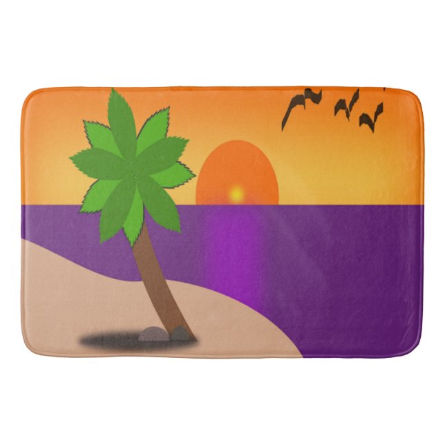 TAPIS DE BAIN ÎLE TROPICALE (Devant)