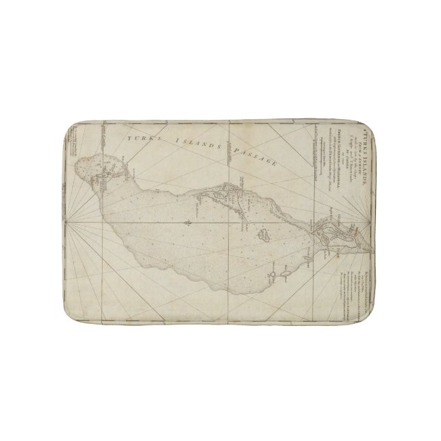 Tapis De Bain Îles de Turcs (Devant)