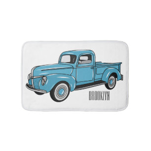 Tapis De Bain Illustration classique de la caricature pour camio