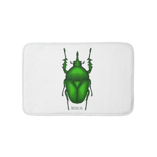 Tapis De Bain Illustration de bug Mecynorhina torquata (Devant)