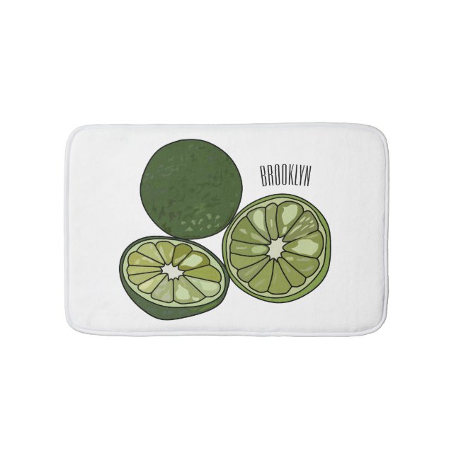 Tapis De Bain Illustration de chaux Kaffir (Devant)