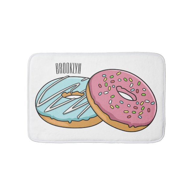 Tapis De Bain Illustration de Donut