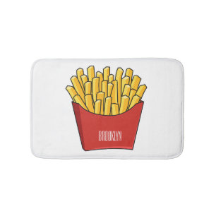 Tapis De Bain Illustration de frites