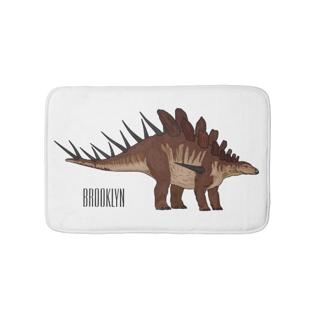 Tapis De Bain Illustration de Kentrosaurus (Devant)