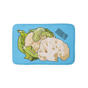 Tapis De Bain Illustration du chou-fleur