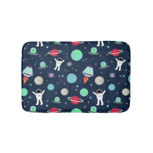 Tapis De Bain Illustration du Motif spatial