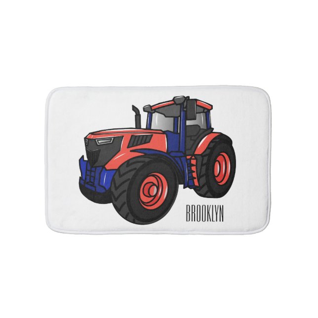 Tapis De Bain Illustration du tracteur (Devant)