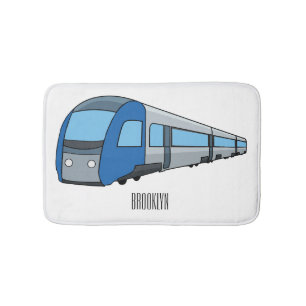 Tapis De Bain Illustration d'un train électrique