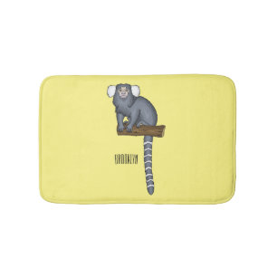 Tapis De Bain Illustration marmoset commune