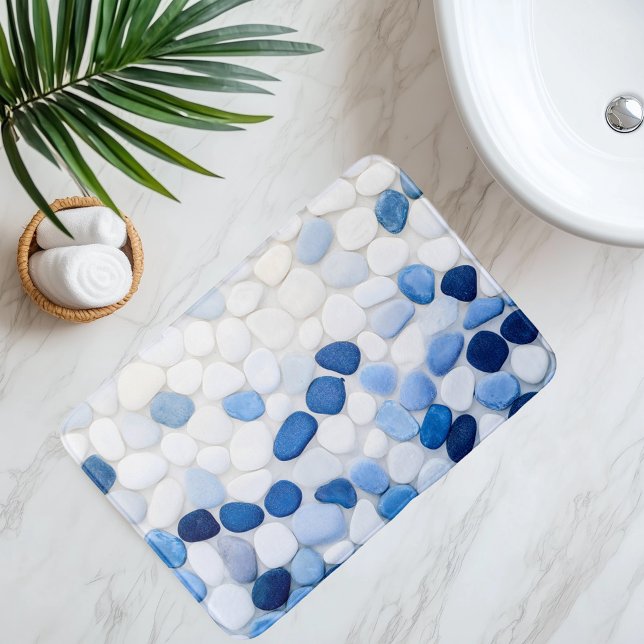 Tapis De Bain Imitation Chemin de galets sous l'eau (Créateur téléchargé)
