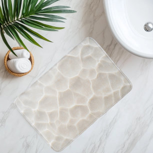 Tapis De Bain Imiter Le Sable De Plage Sous Eau Claire