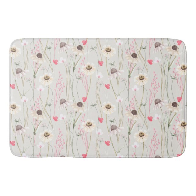 Tapis De Bain Impression du pays du chalet de prairie (Devant)