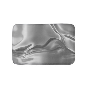 Tapis De Bain Impression numérique en argent liquide