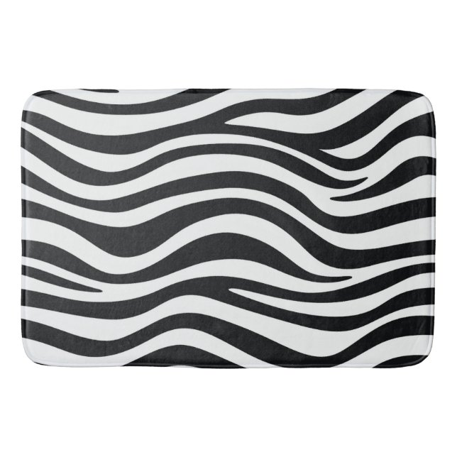 Tapis De Bain Impression Zebra (Devant)