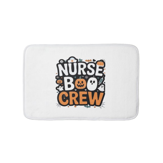 Tapis De Bain Infirmière Boo Crew Halloween Halloween Healthcare (Devant)